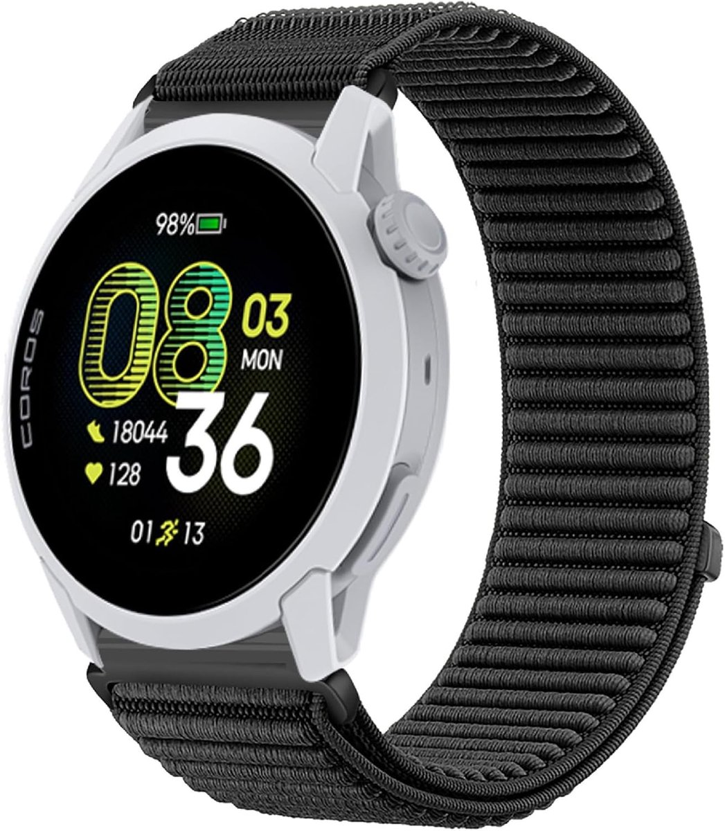 Sportband voor COROS Pace 4 - Flexibel - Nylon - Vervangingsband - Outdoor sporten