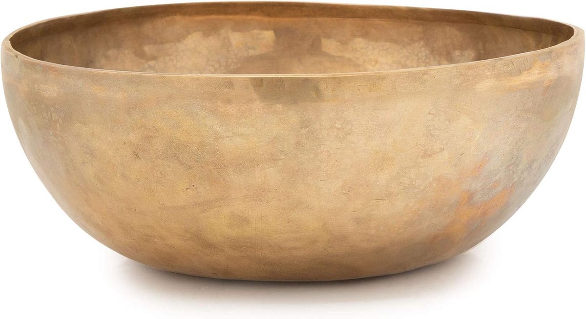 Omshanti Klankschaal 30 cm, Handgemaakt in India, Diameter: ca. 30 cm