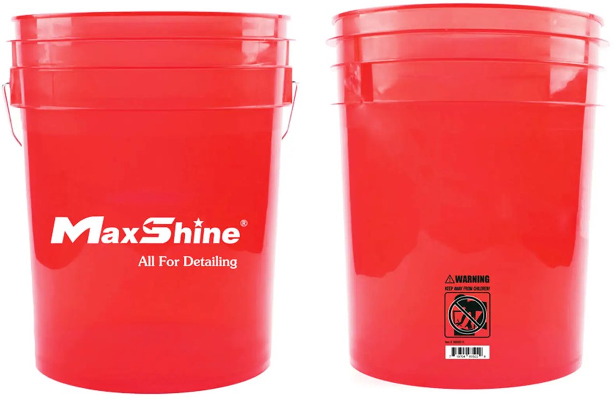 Maxshine MSB002-R transparante detailingemmer - 20 liter