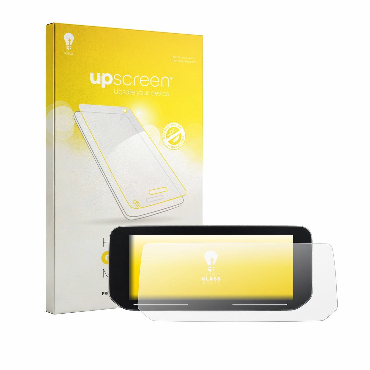 upscreen - Screenprotector voor BMW C 400 GT 10.25" - Folie Beschermfolie Beschermglas matte