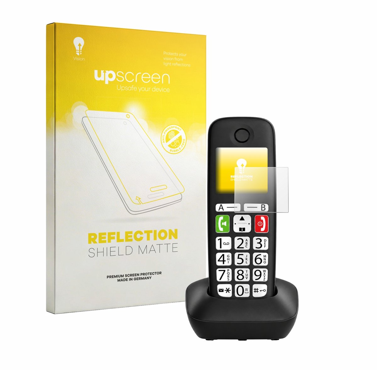 upscreen - Screenprotector voor Gigaset DL780 Plus - Folie Beschermfolie anti glare matte