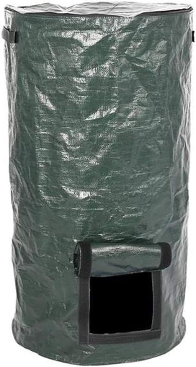 Composttas, zelfgemaakte Organische Ferment PE Compostzak, Planter Keuken Afval Compostzak Resten Bin voor Tuin Yard, 45 * 80CM