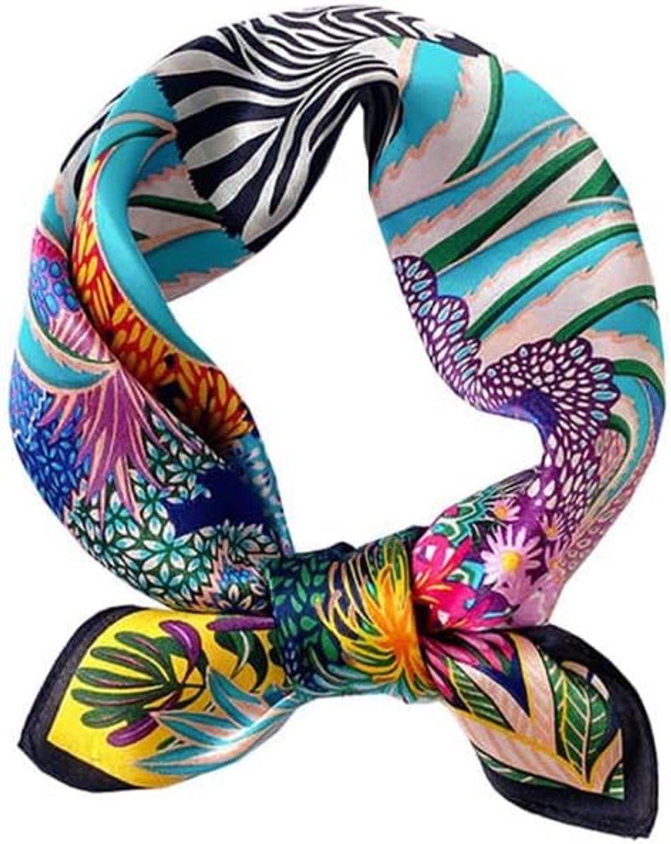 Halsdoeken zijden doek sjaals zijden sjaal sjaal bandana zakdoek aanzet pols hoofddoeken