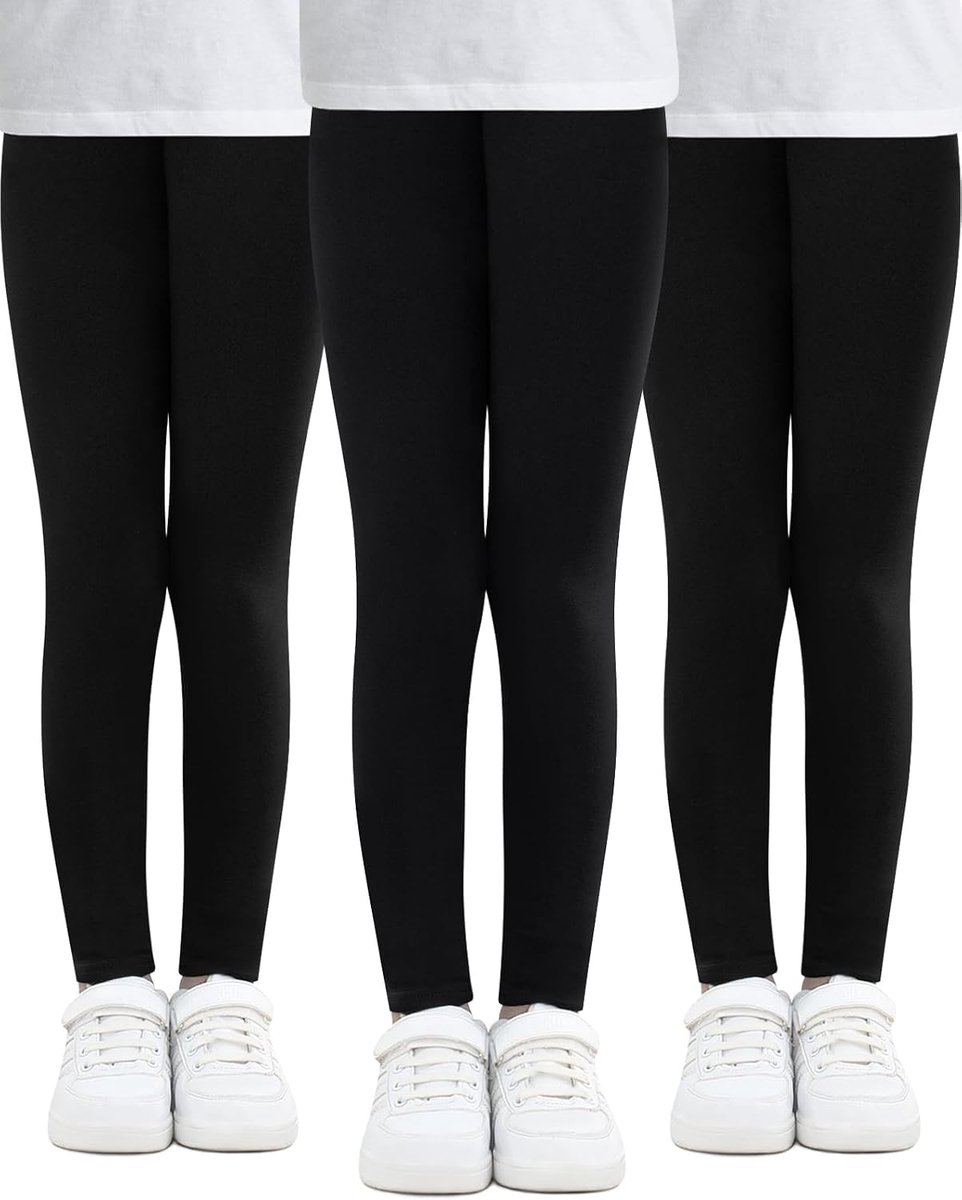Leggings Katoen Effen Kinderlegging Set van 3