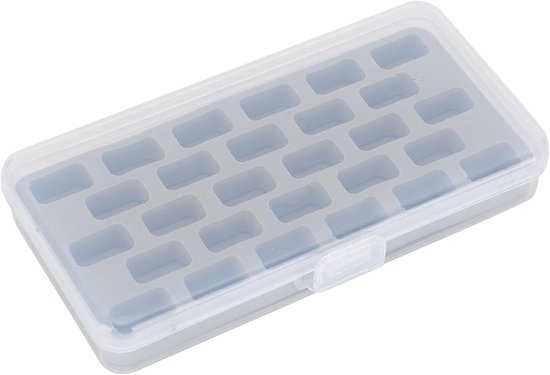 Spoelendoos, 28 Sleuven Doorzichtige Plastic Spoelorganizer, Opbergdoos voor Naaigaren met Individuele Hoezen, Ideaal voor Spoelen, Spoelen, Naaimachineaccessoires, Knutselkamers en — afbeelding 5