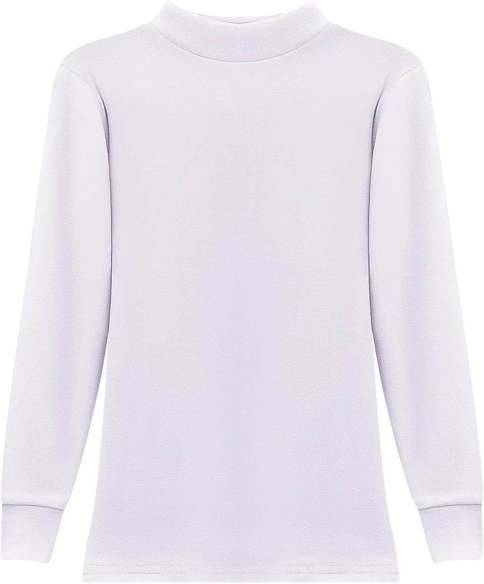Thermoshirt met Fleecevoering, Colshirt Lange Mouwen