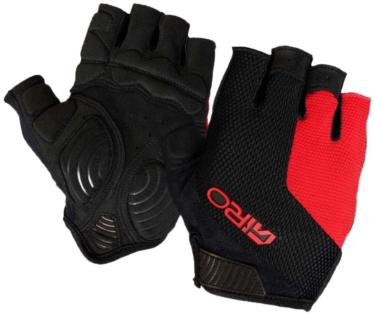 Giro Strade Dure Super Gel Korte Handschoenen Rood,Zwart M Man