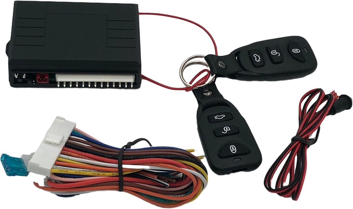 Entry Auto, Aiuphing Universele Afstandsbediening Deurslot Kit, Auto Afstandsbediening Centrale Vergrendeling Kit, Voertuig Deurslot Anti-Diefstal Systeem met 2 Afstandsbedieningen