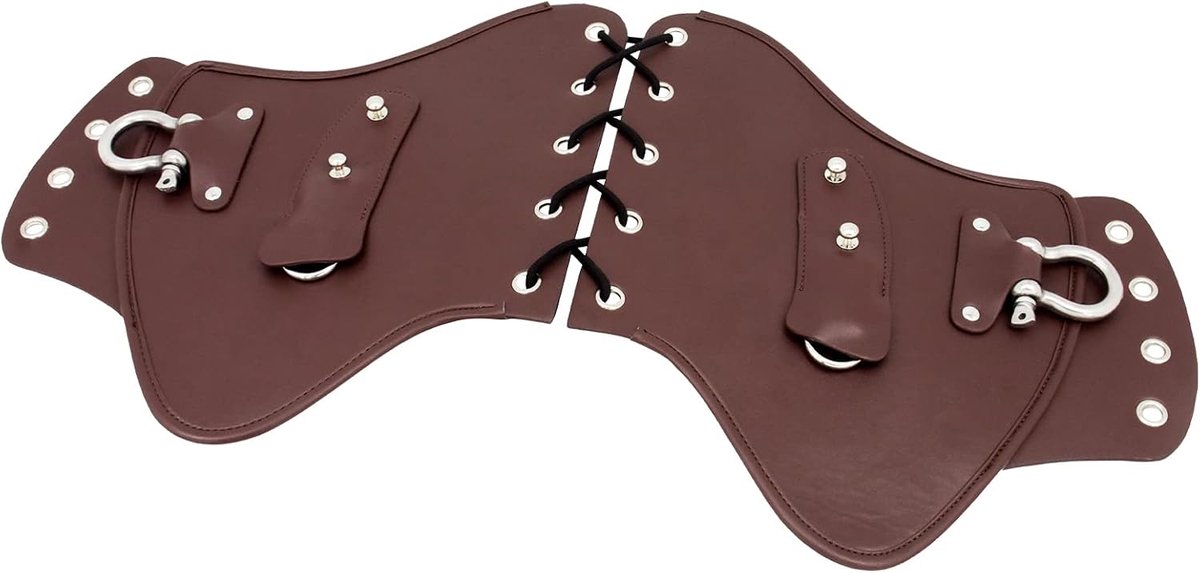 Lederen Zijzadel Hitte Shield Deflector Universele Past voor Harley Sportster Dyna Softail Touring Bruin