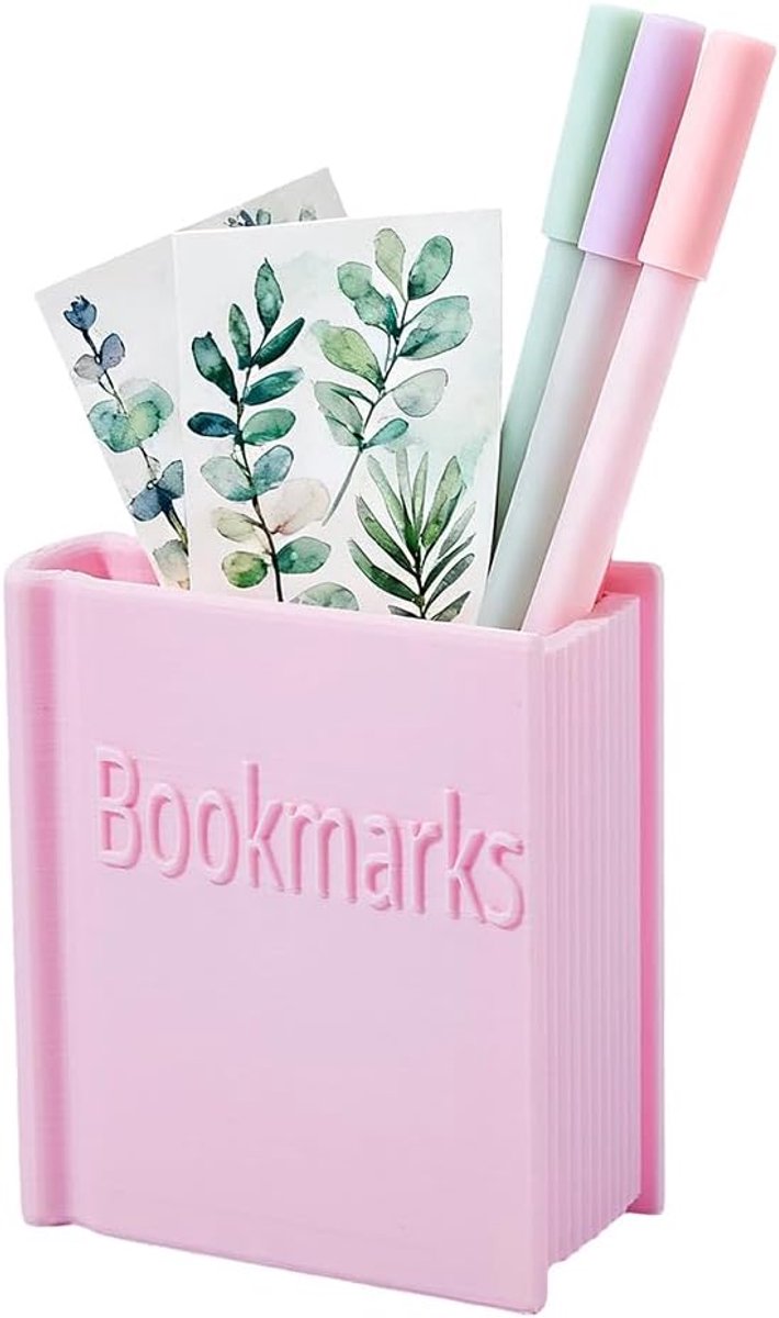 Dailygoods- Bladwijzerhouder Boekvormig - Creatief Ontwerp - Bureaubladdecoratie - Opbergdoos - Geschenken voor Boekenliefhebbers - Lichtgewicht Kunst