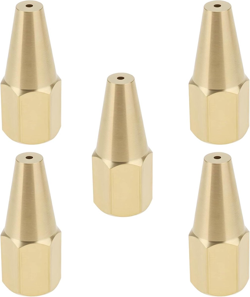 5 stks Acetyleen Lassen Spuitpistool Nozzle H01-2 2 # 0.6mm Geschikt voor Pijpleiding Sieraden Lassen Verwarming