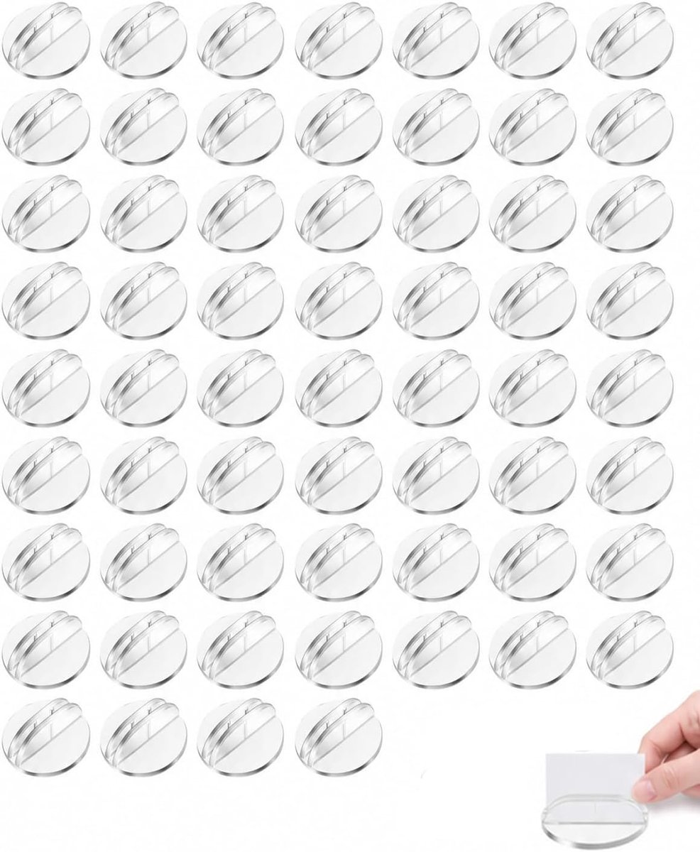 50 x tafelkaartjes voor bruiloften, transparant, van kunststof, visitekaartjeshouder, prijskaartjes, menuhouder, foto's voor evenementen, kantoor.