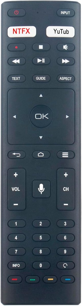 Afstandsbediening geschikt voor DYON SMART TV 32 AD, SMART 42 AD