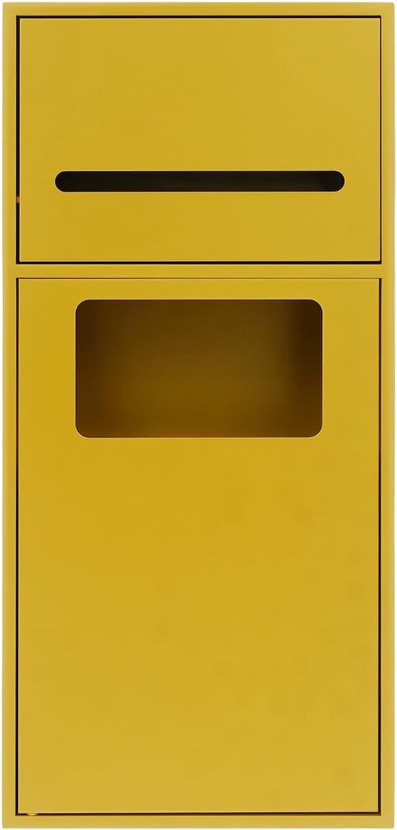 Afvalemmer voor badkamer, roestvrij staal, inbouw, 2-in-1 wandafvalbak met toiletpapierhouder, 60 × 13,5 × 28 cm, inschuifbaar, wandmontage, badkamer, toilet met binnenemmer, goud