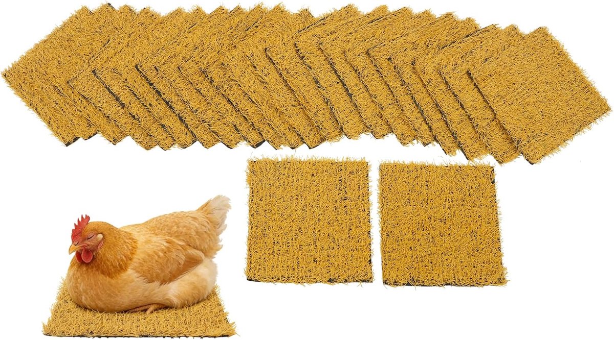 24 stuks kippennestbox-pads, kippennestmatten