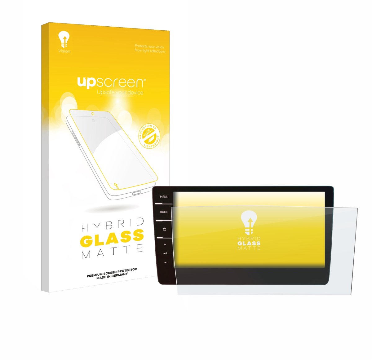 upscreen - Screenprotector voor Volkswagen T6.1 California 2021 Discover Pro 9.2" - Folie Beschermfolie Beschermglas matte