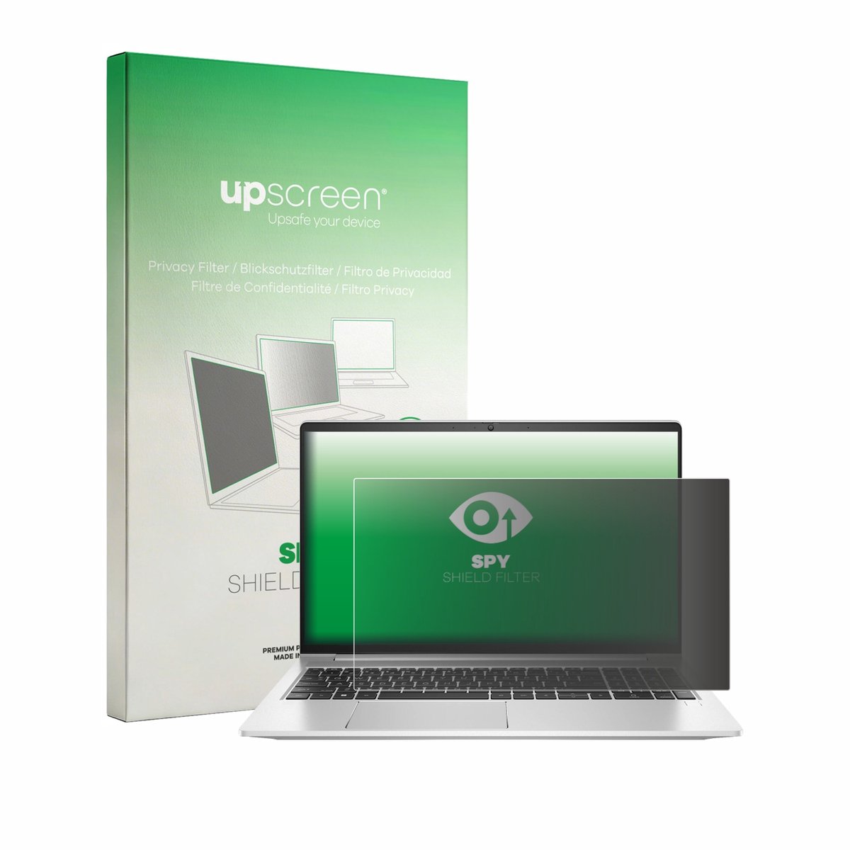 upscreen - privacyscherm voor HP ProBook 455 G8 - privacy filter screenfilter Blauwlichtfilter