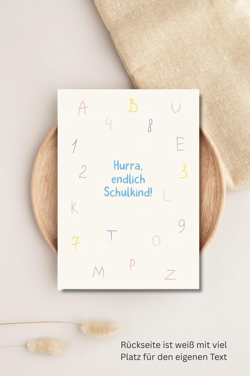 Life Barn ansichtkaart met envelop schoolkind, eerste schooldag