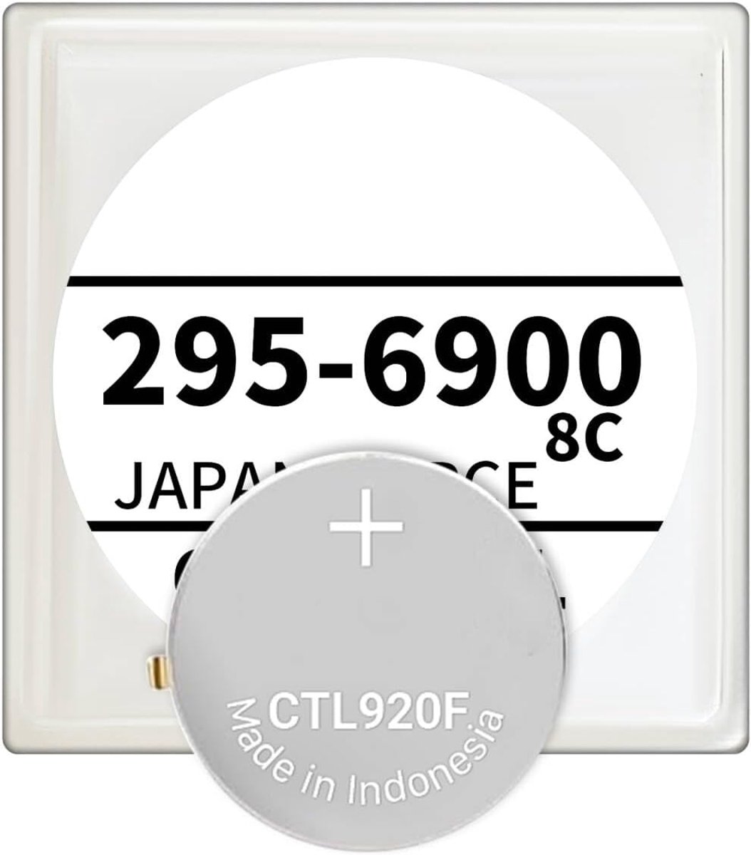 Accu voor Citizen -Drive 295-69 295-6900 CTL920F, compatibel met Panasonic batterij voor vervanging voor Citizen DriveE210 E260 E270 E600 E610 E650 E660 E670 G900
