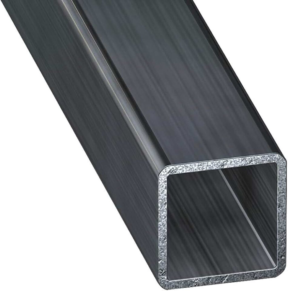 Roestvrij staal, mat, 25 x 25 x 1 – 2 m