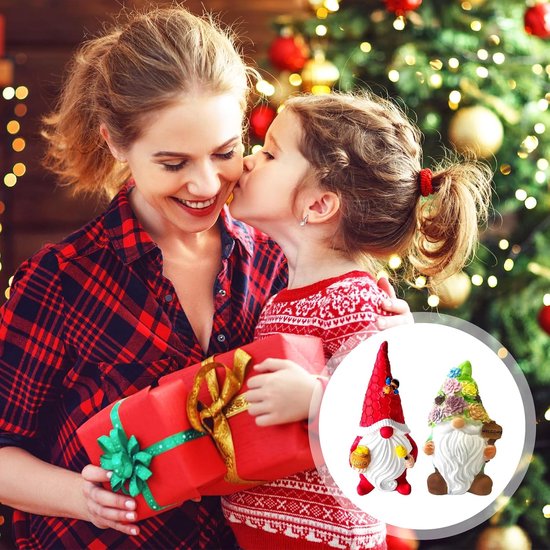 3D siliconen mal kabouter Kerstmis 2 stuks siliconen vormen gietvormen Kerstmis kaarsvormen om te gieten, doe-het-zelf siliconen gietvorm, kabouter, gips, gietvormen, siliconen voor Kerstmis (A) — afbeelding 5