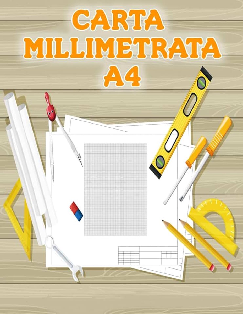 Carta millimetrata A4: Quaderno per matematica, scienze, disegno tecnico, fisica, architettura, ingegneria