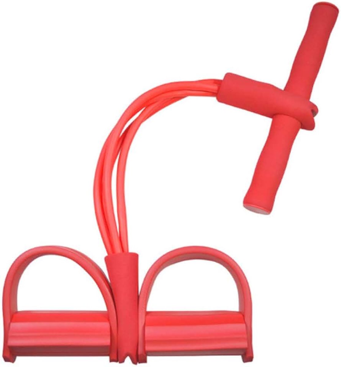 Fitness 4 Tube Resistance Band Oefening Zitten Rope Puller Elastische Band Yoga Apparatuur
