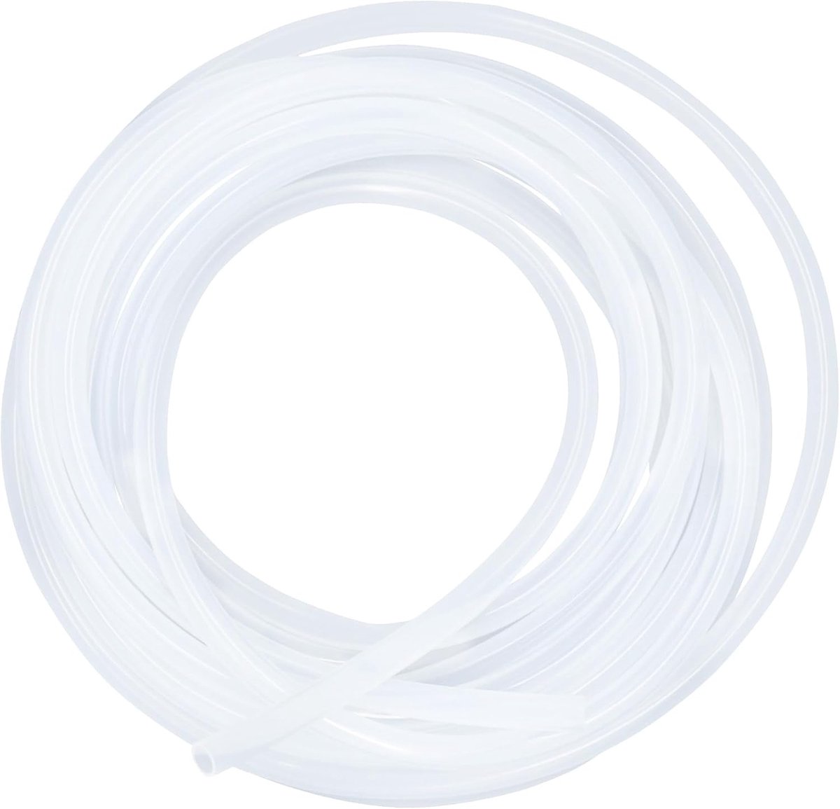 Slangen voedingskwaliteit slangen 7 mm x 10 mm, lengte 6 meter (19,6 voet), flexibele siliconen rubberbuis luchtslang waterleidingen