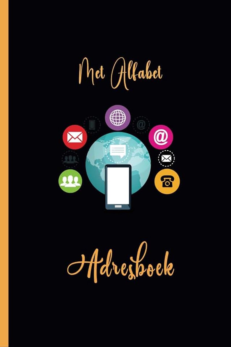Klein Adresboekje met alfabet a-z /Met dit Nederlandse adresboek heb je altijd alle adressen, contacten, telefoonnummers bij de hand 110 Pagina's/ A5 formaat .