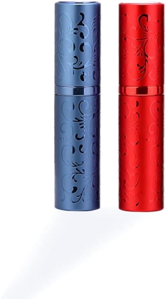 10 ml lege navulbare parfumverstuiver, 2 stuks, fles, draagbaar, verstuiver, herbruikbaar, draagbaar, geur, reisverstuiver, voor reizen, handtas, tas