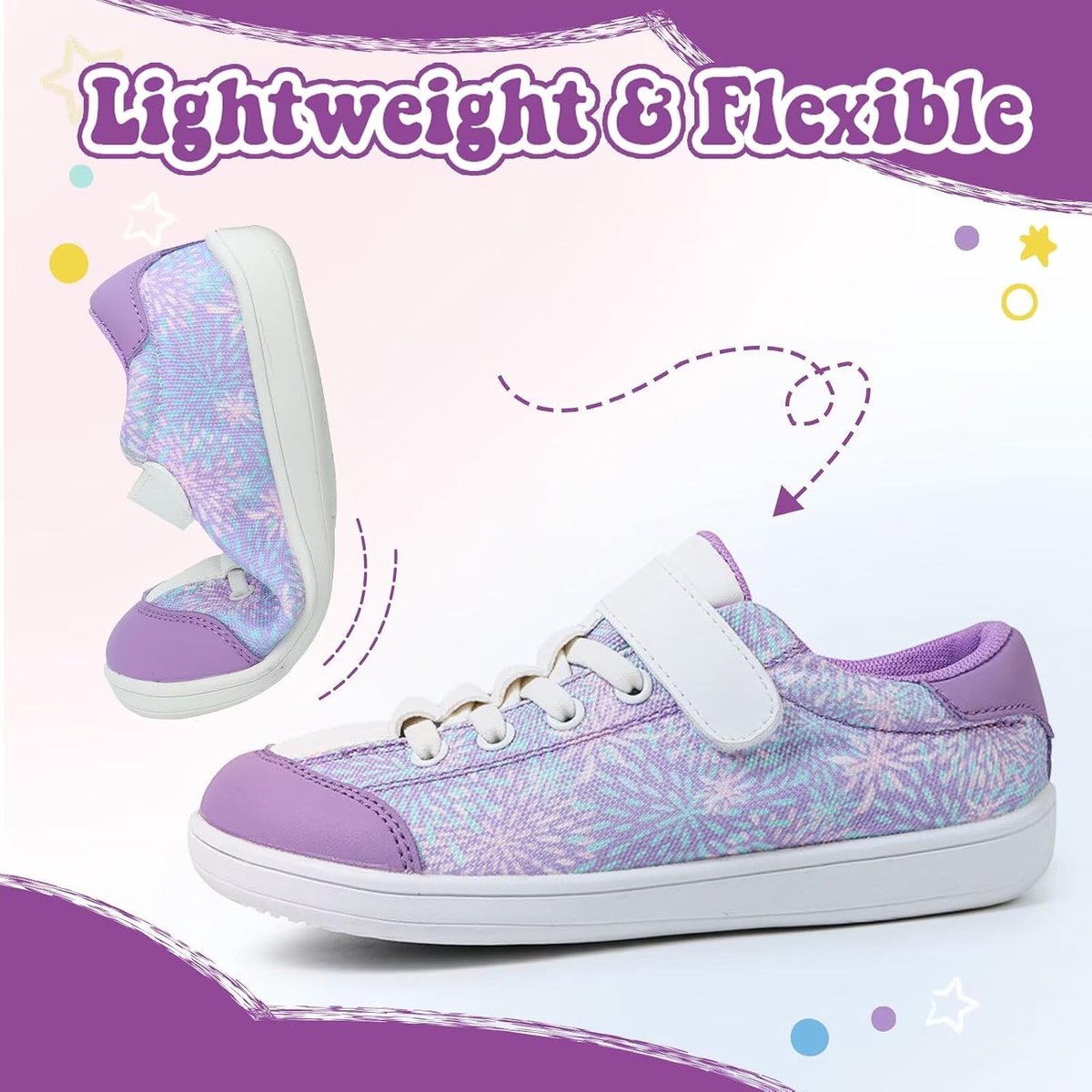 Blotevoetenschoenen voor kinderen, uniseks, blotevoetenschoenen voor jongens en meisjes, brede teenbox, minimalistisch, antislip, wandelschoenen, klittenbandsluiting, trailschoenen