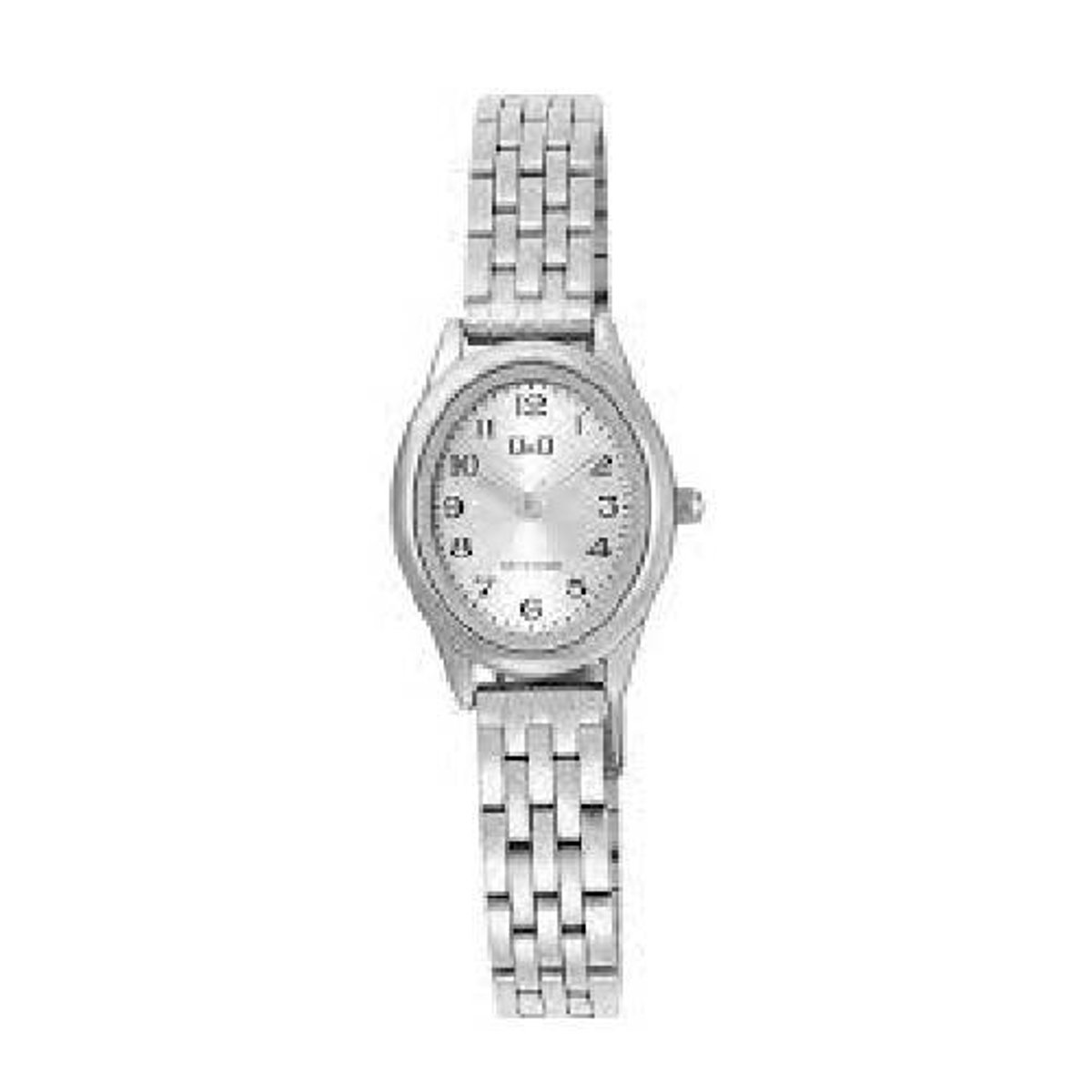 Q&Q-horloge-dames-ovaal-duidelijke wijzerplaat-klein model-afmeting 26 x 21 mm-3 atm waterdicht