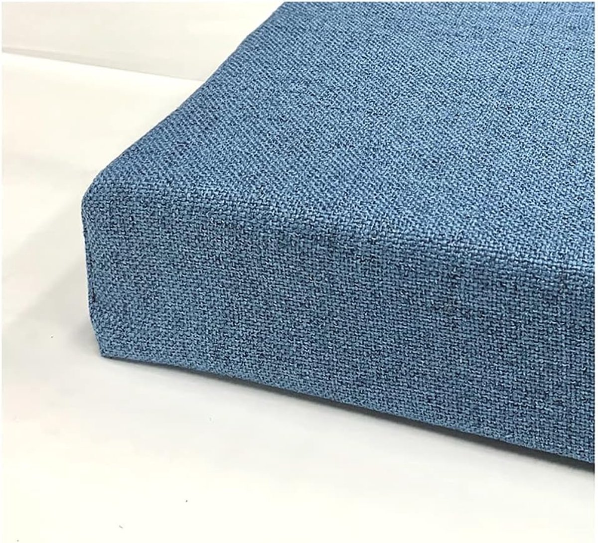 Patio Bench/Settee kussen, Outdoor/Indoor kussen, 3,2 "(8 cm) Tuinbank Kussen Zitkussen, Meerdere kleuren en maten-Blauw 180x30x8cm (71x12x3.2in)