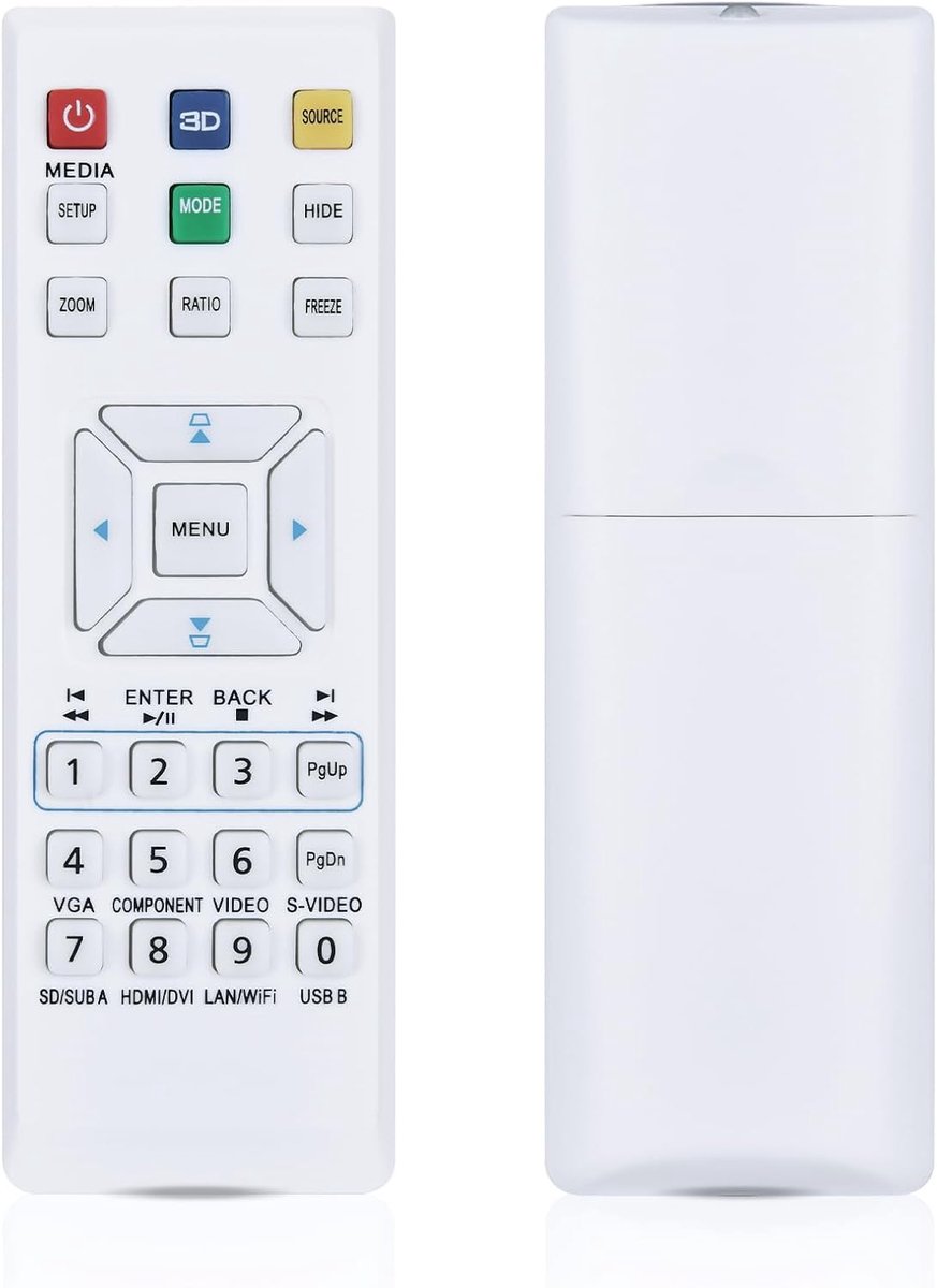 E-26171 Vervangende afstandsbediening Geschikt voor ACER Projector Compatibel met E-26091 E-26171 RC-JSE28-190 H7532BD E152D HE-812 H6510BD PE-X23 P1273 P1341W H5360BD