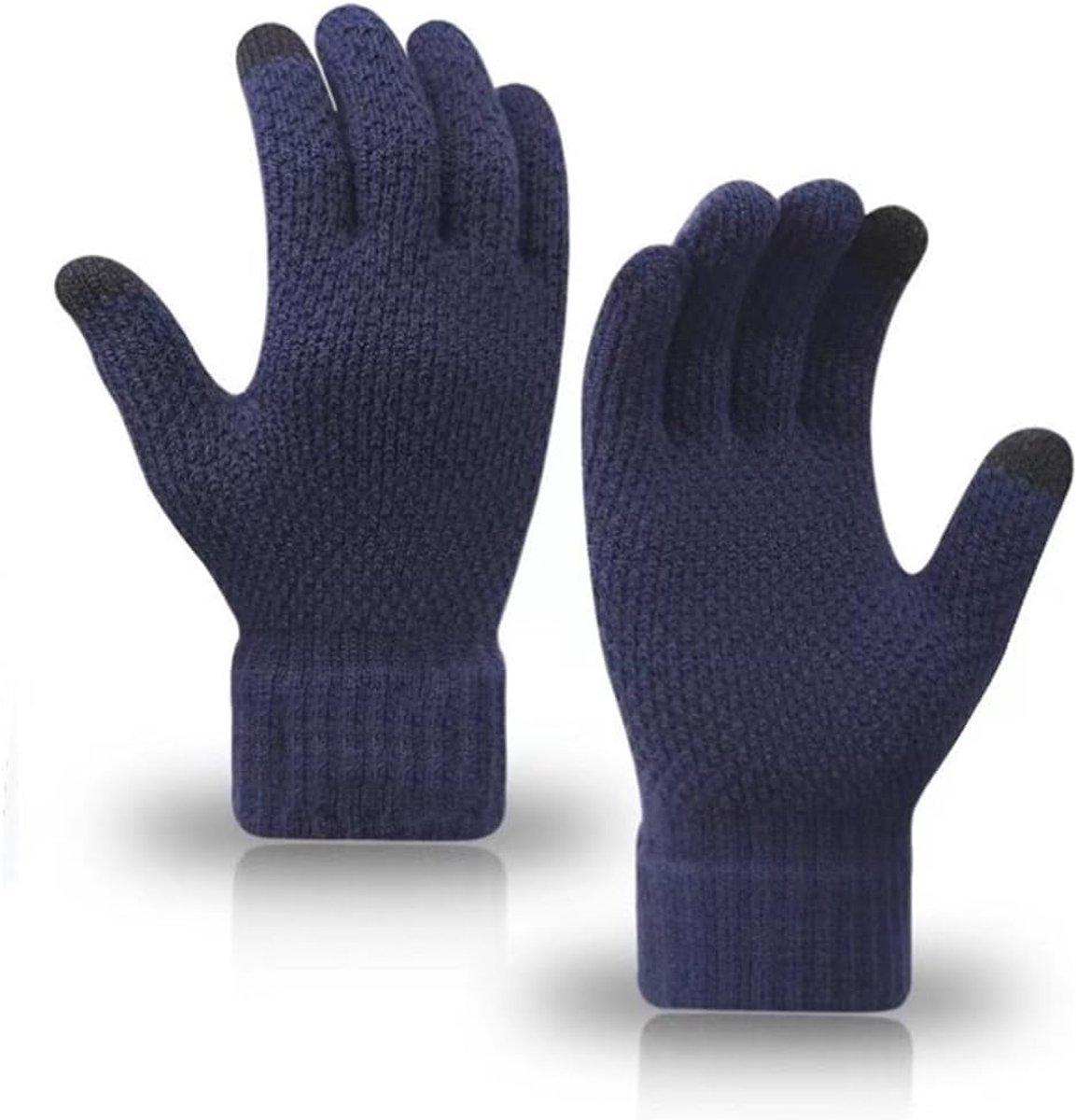 Handschoenen voor heren, winter, warm, touchscreen, vingerhandschoenen, antislip, gebreid, sport, thermische handschoenen, outdoor, warm en winddicht, handschoenen voor mannen