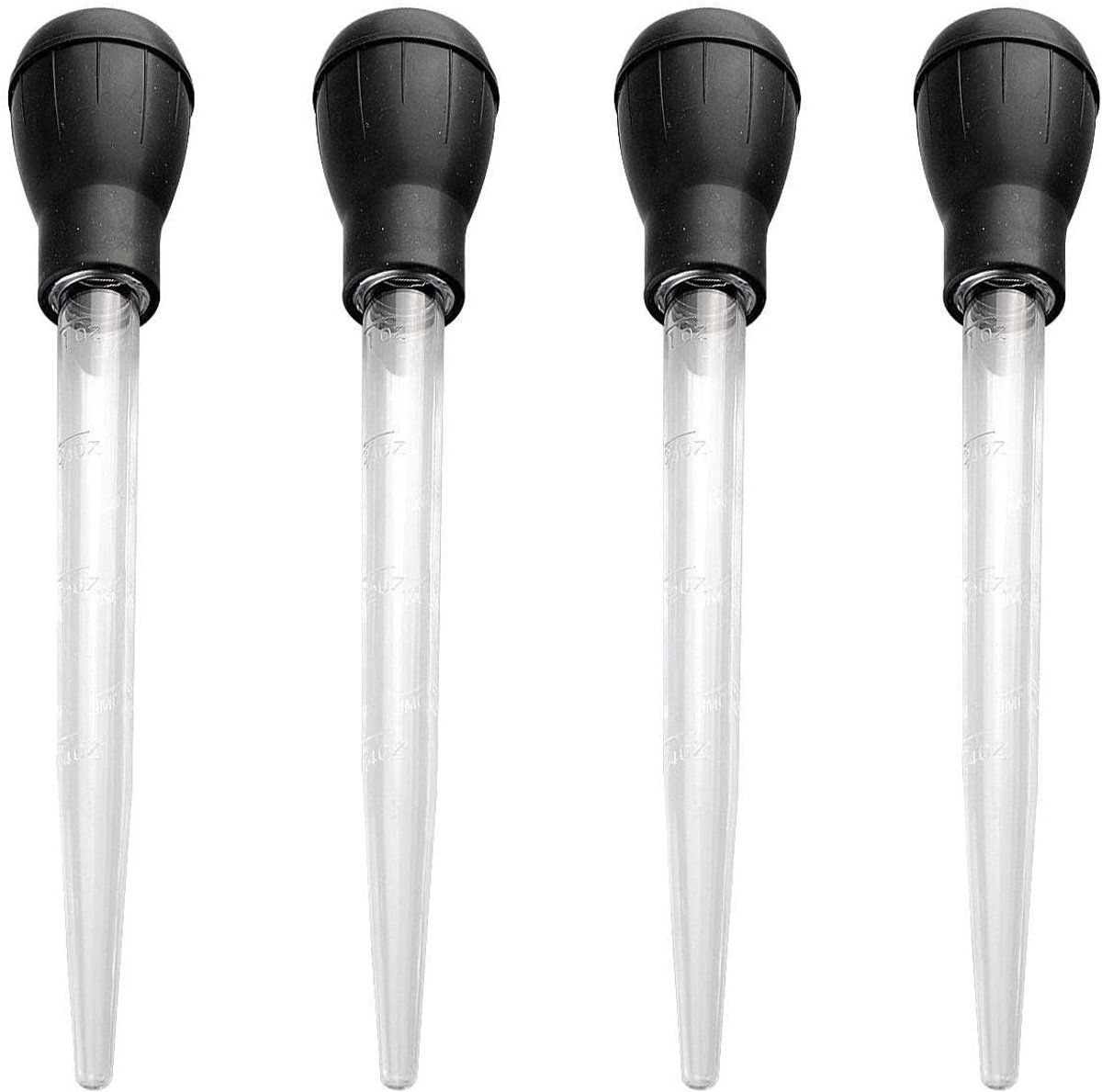 4-delige grilldruppelaar, grote pipette, grote spuit, kookdruppelaar, kalkoenbewateringsset, kalkoenbewateringsset
