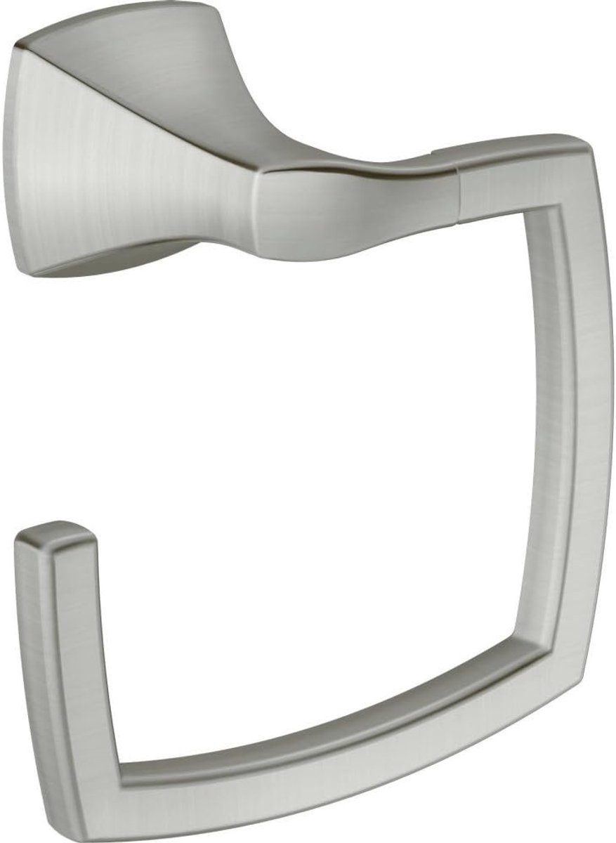 YB5186BN Voss Badhanddoek Ring, Geborsteld Nikkel