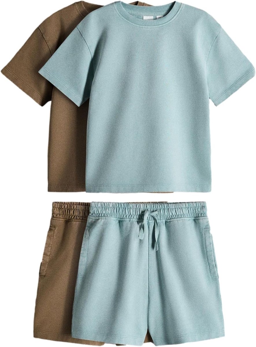 SET Jongen 2-delige set van oversized T-shirt en korte broek