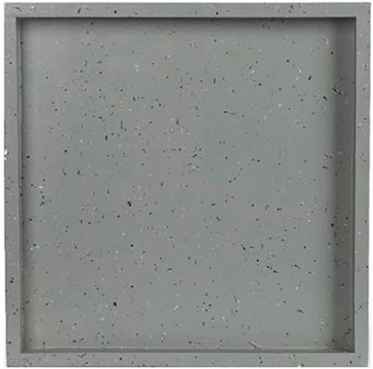 Schotels Vierkante, moderne plantenbak, kunsthars bloempot schotel for woonkamer balkon(Gris,XL)