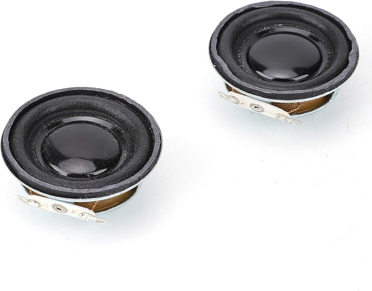 2psc 3W draagbare audioluidsprekers, luidsprekerhoorn Audio stereoluidspreker 4cm voor miniversterker