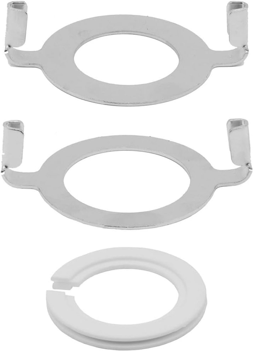 1 set lampenvoeten voor doe-het-zelf-lampontwerpaccessoires met antislip UNO-nekringadapter voor schroefdraadvoeten (nikkel)