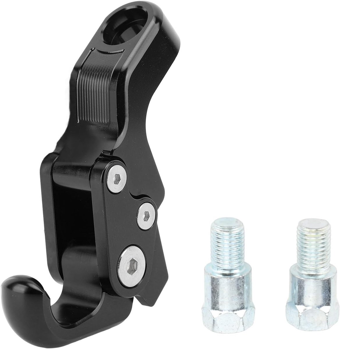 Motorbagagetas Haak Aluminium Legering Veilige Helmhaak voor C400GT C400X CE04 Rijaccessoires (Zwart)