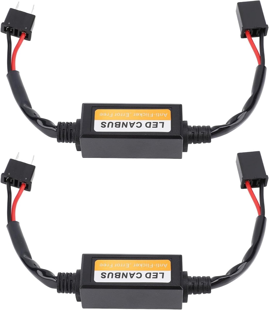 LED -koplampdecoder met Efficiënt Interferentie -absorptiecircuit, Anti -flikkeringscanbus -foutdecoder voor Alle Koplampmodellen, Lost Interferentie en Flikkering op