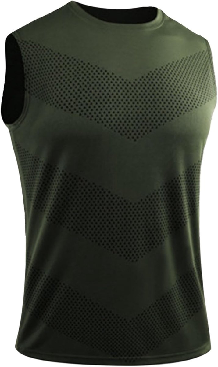 Sport-yoga-vest voor heren, mouwloos vest, fitnesskleding