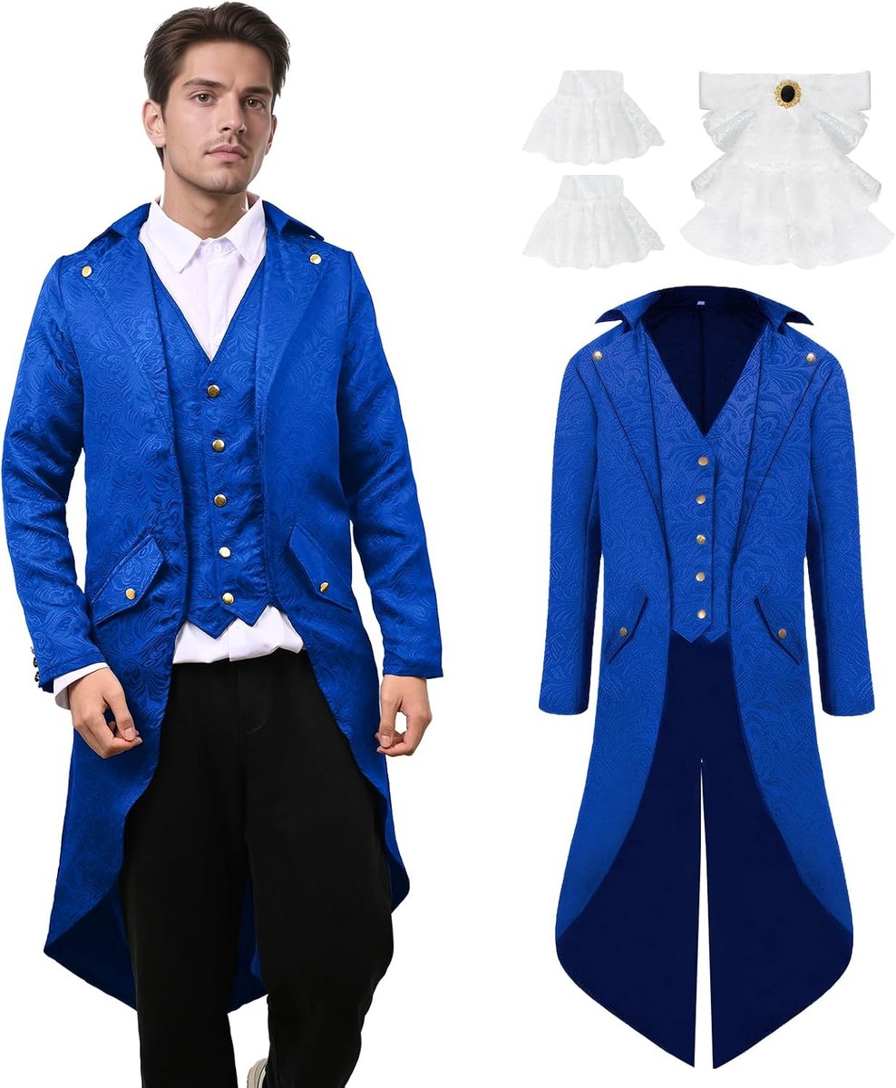 steampunk-jas voor heren, gothic, retro jas, Victoriaanse herenjas, vampier, cosplay kostuums