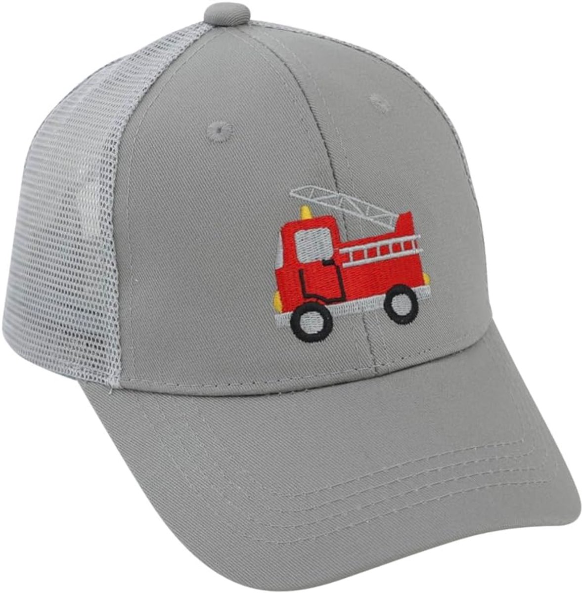 Brandweerwagen Borduurwerk Kids Baseball Caps Verstelbare Gewassen Baseball Hoeden voor Jongens Meisjes