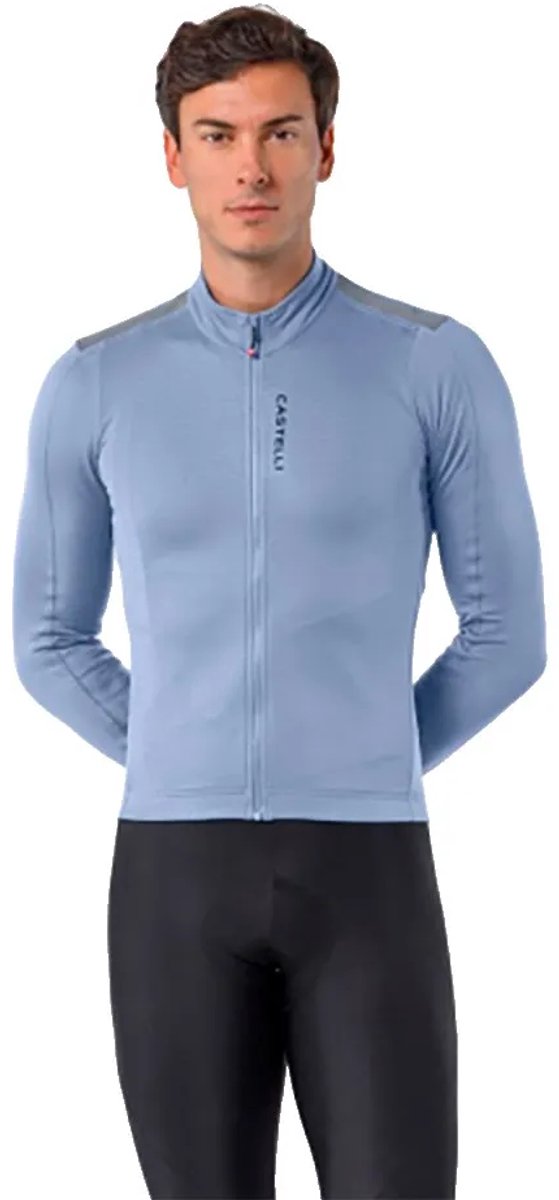 Castelli Puro 4.1 Korte Mouw Wielertrui Blauw M Man