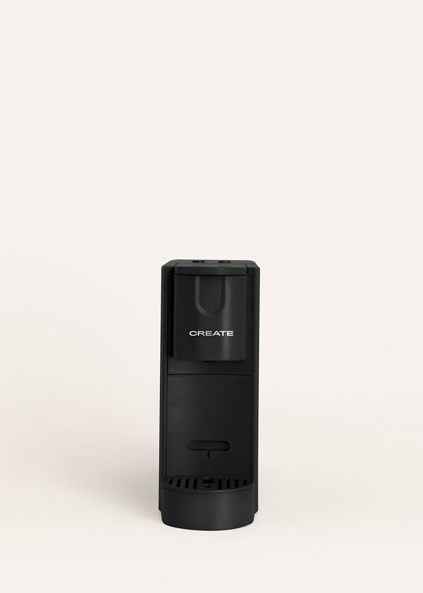 CREATE - Nespresso-capsule-espressomachine (20 bar) met opvangbak - Zwart - THERA EASY