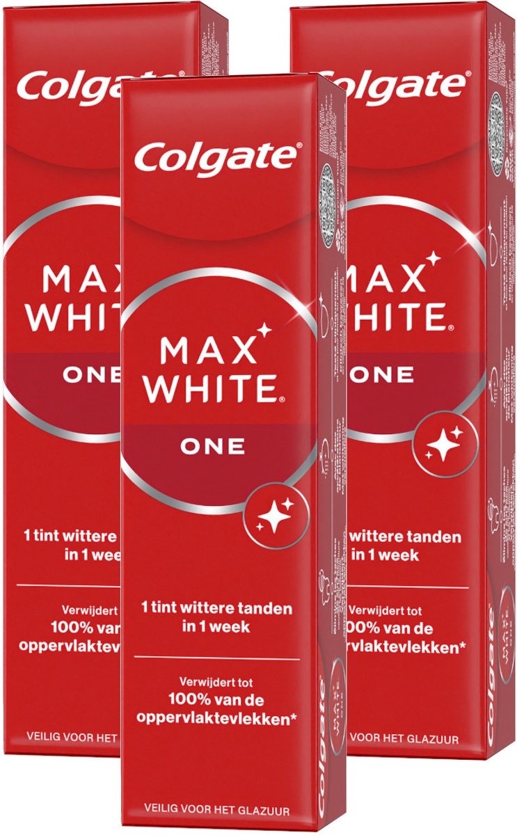 Colgate Max White One - Multipack - Tandpasta - 225ml (3x75ml)