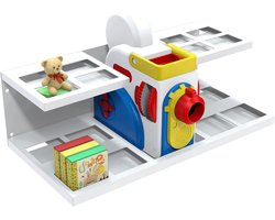 Compatibel met de Little Tikes Story Dream Machine boeken-starterset, voor Storytime speelmachine voor boeken, opslag van kleine personages (wit)